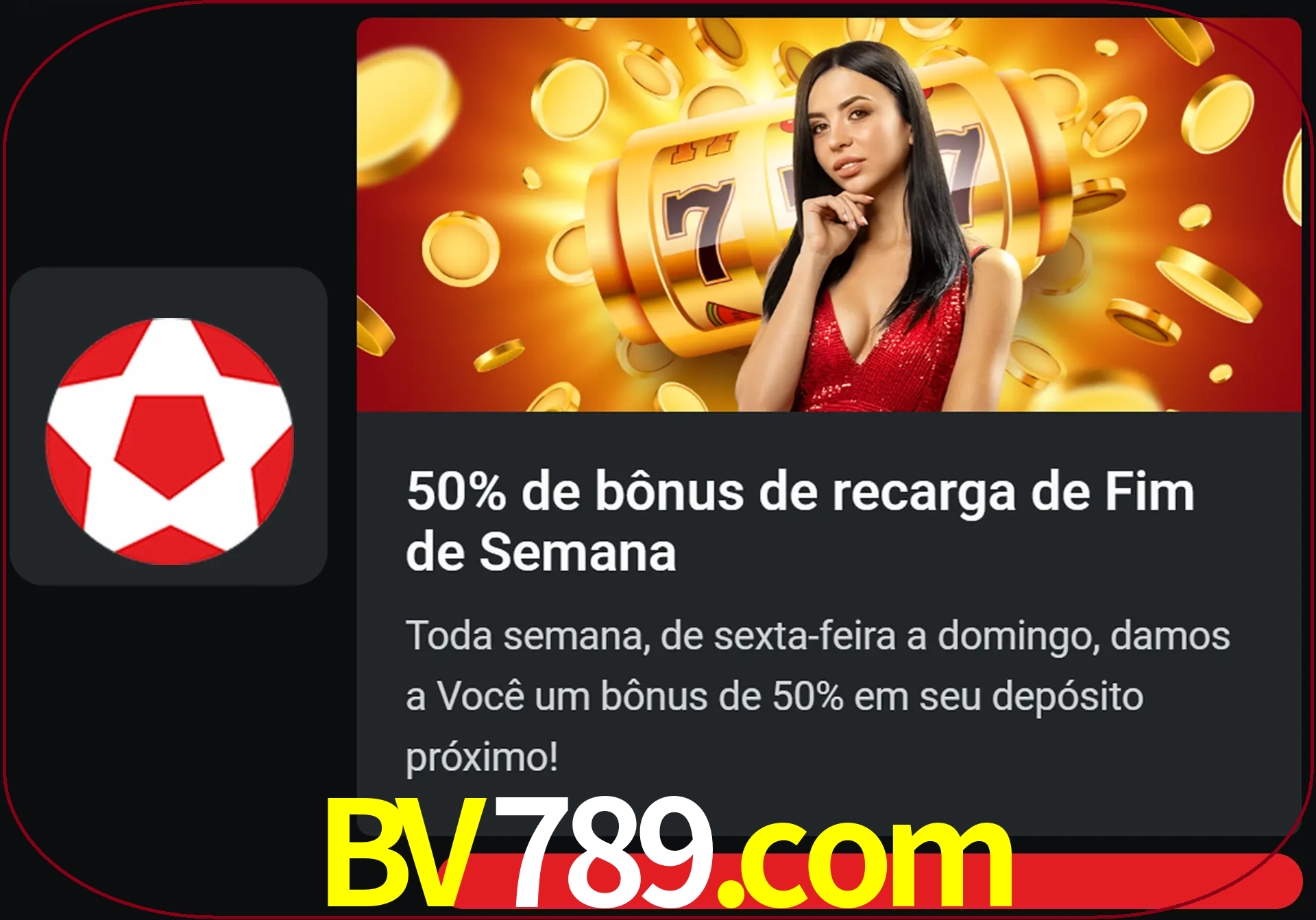 Volte a cada semana para receber novos bônus em dinheiro.