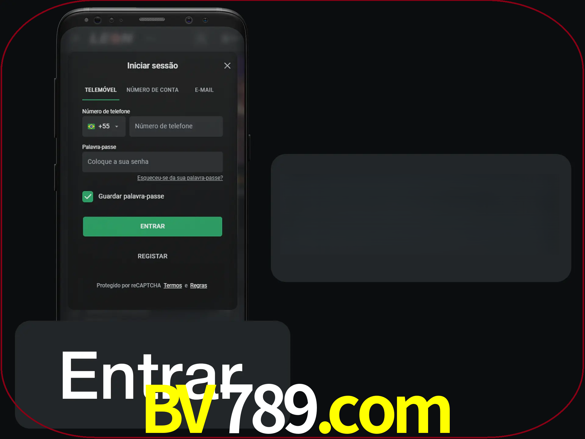 Faça o login para começar a apostar e jogar no cassino.